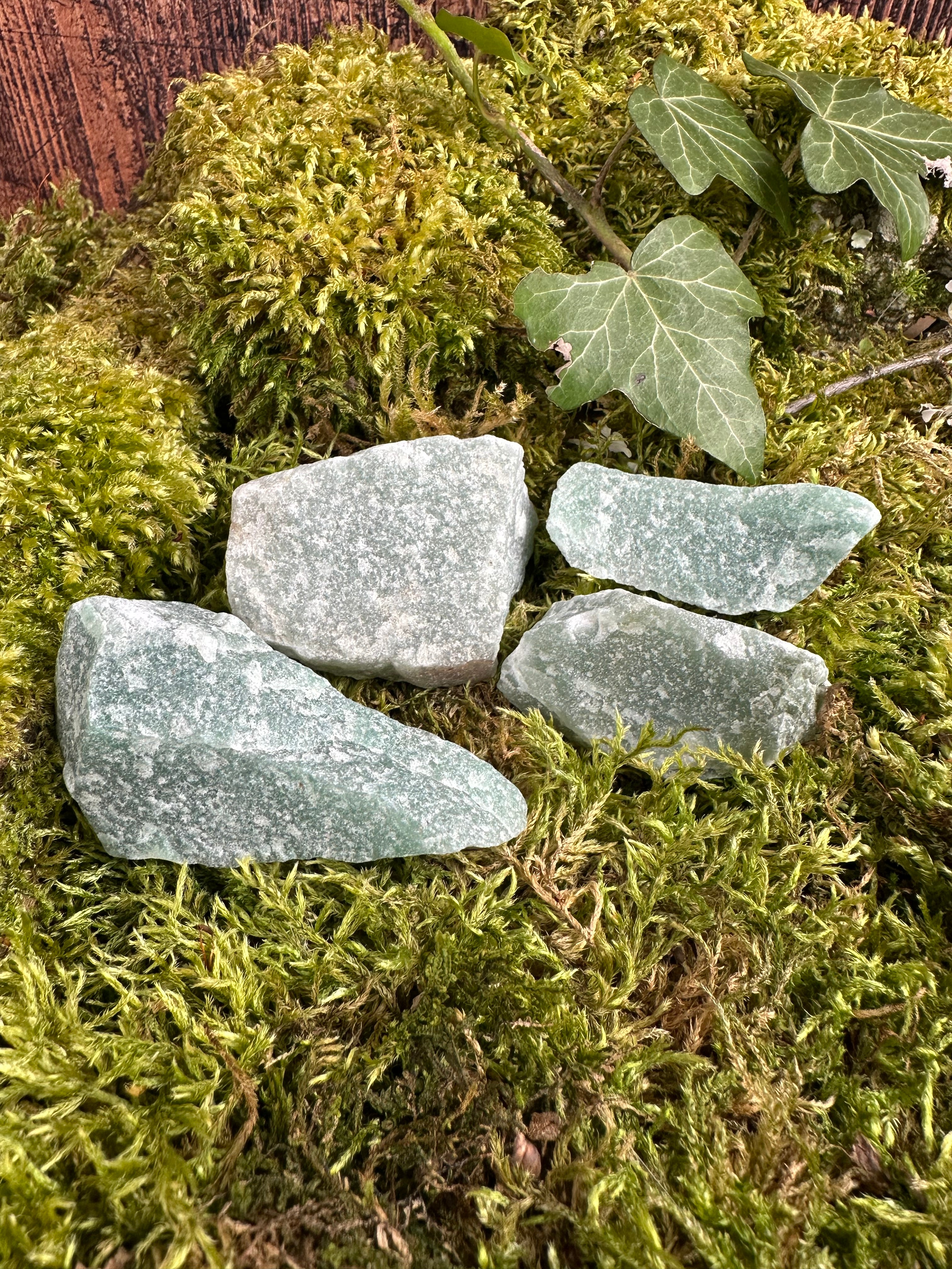 Pierre brute aventurine verte (30 à 50mm)