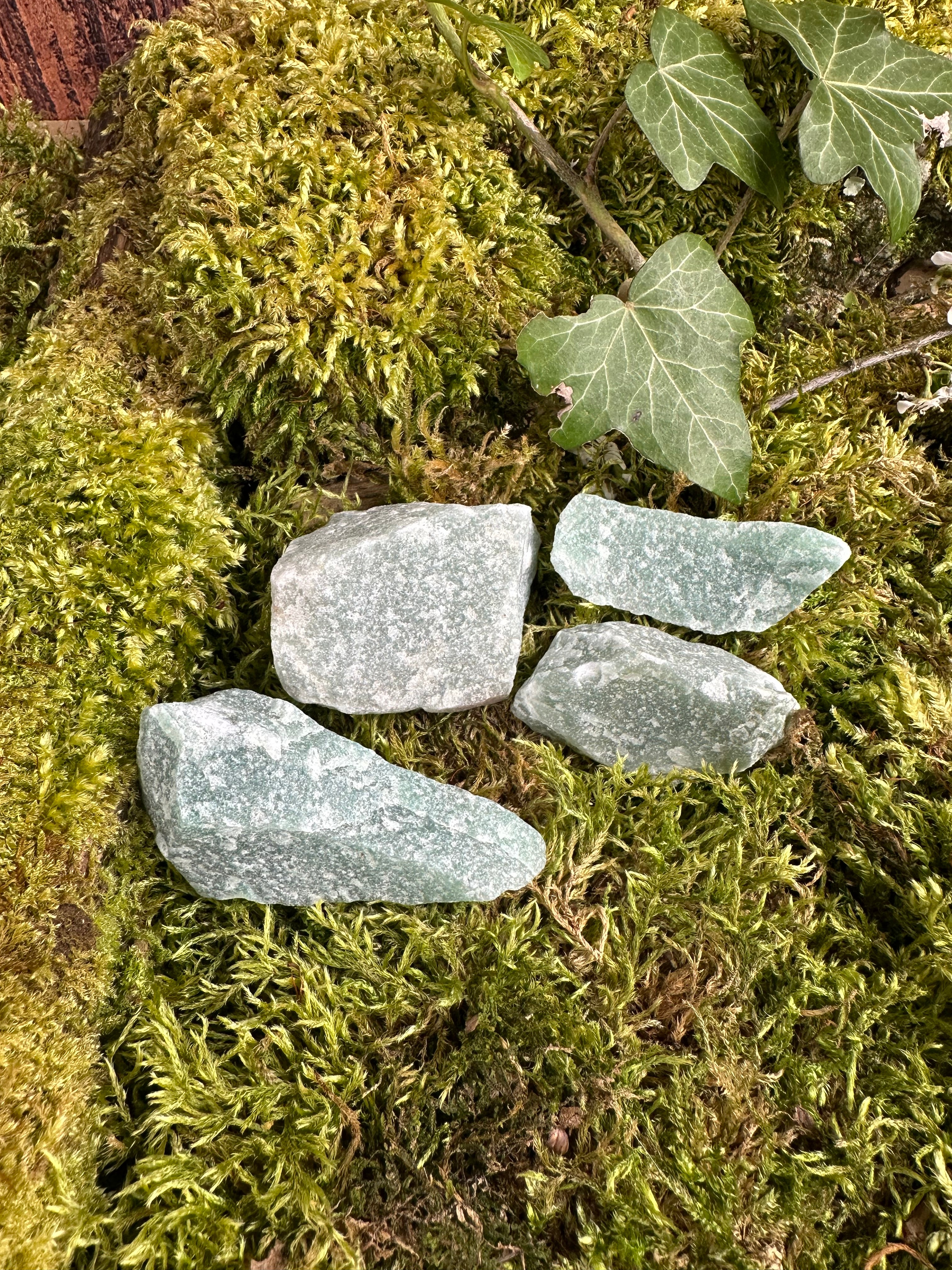 Pierre brute aventurine verte (30 à 50mm)
